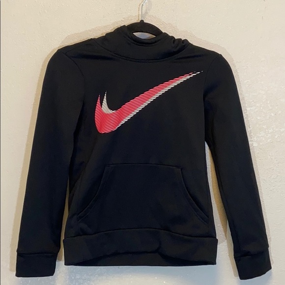 Nike Other - Nike Dri Fit Black Kangaroo Pockets Girls Hoodie